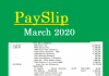 Govt. Employee PaySlip March 2020 Rajanpur Govt. Employees Salary slip March 2020 Rajanpur